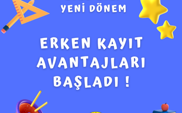 Mavi Beyaz Dikkat Çekici Kurs Okul Başvuru Kayıt İnstagram Gönderisi ERKEN KAYIT DÖNEMİ BAŞLADI 📢