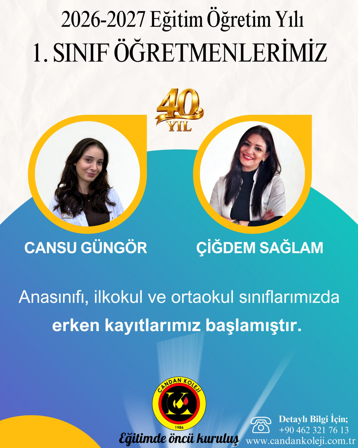 2026-2027 1.Sınıf Öğretmenlerimiz