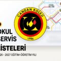 2026-2027 Eğitim Öğretim Yılı Servis Listeleri